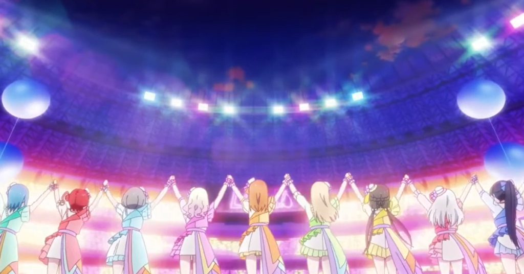 Girls about to take a bow
